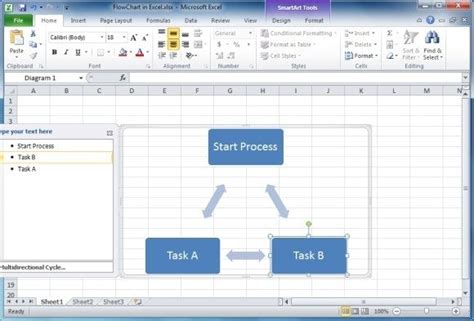 How to populate your diagrams through Excel import.